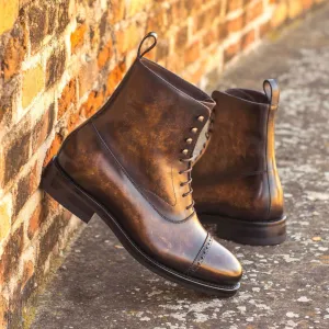 Balmoral Boot-Patina, Brown-Wholesale