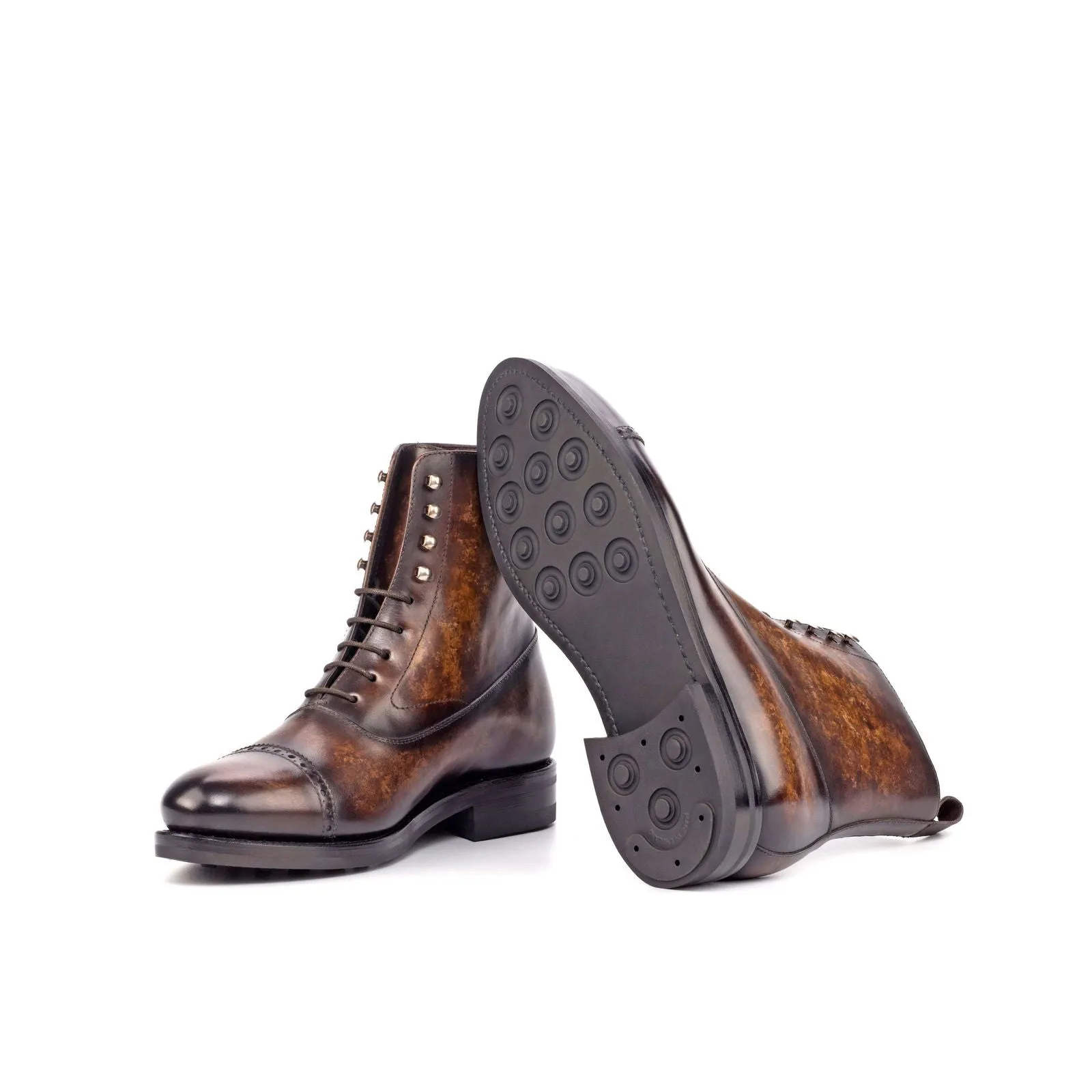 Balmoral Boot-Patina, Brown-Wholesale