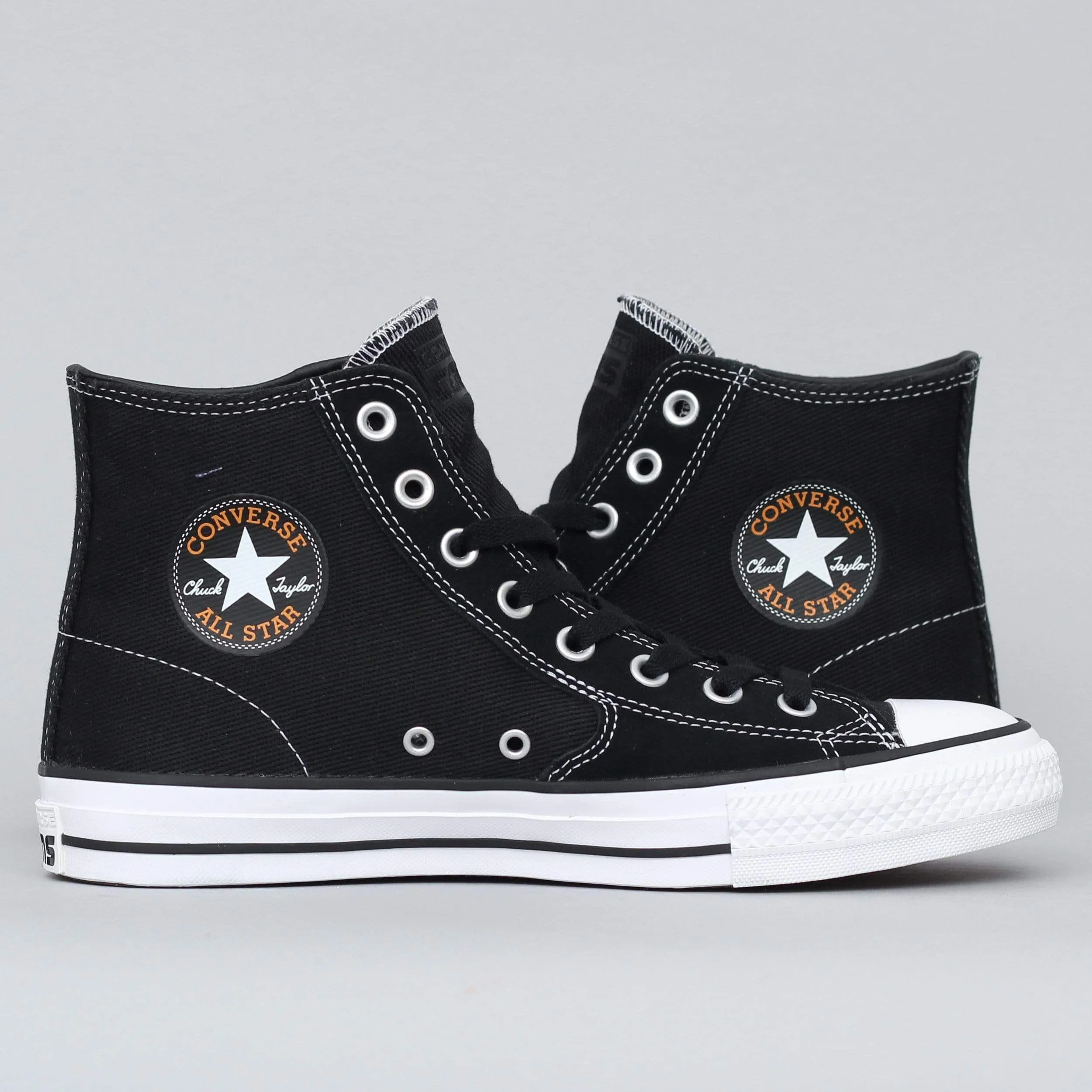 Converse CTAS Pro SJO Hi Shoes Black / Orange Rind / White