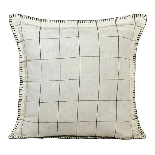 Estate 08152BLI Black/Ivory Pillow