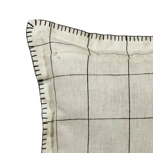 Estate 08152BLI Black/Ivory Pillow