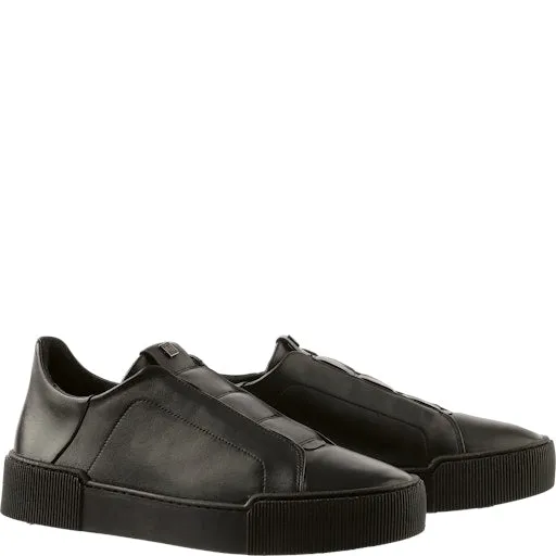 Hogl Black Slip On Trainer|10366001