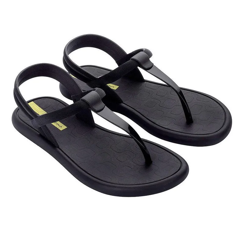 Ipanema Gia Slingback Thong Sandals -Black