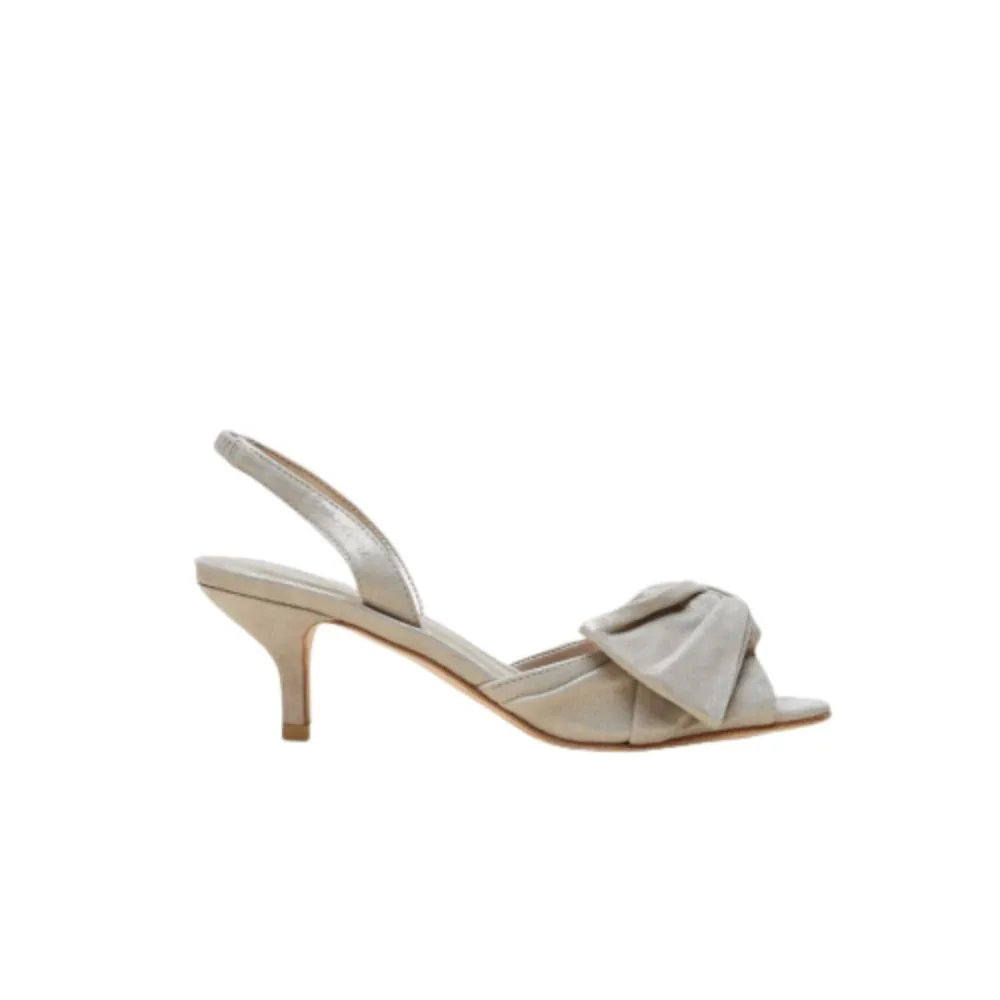 Lovi Dark Taupe Shimmer Suede Pelle Moda Sandals
