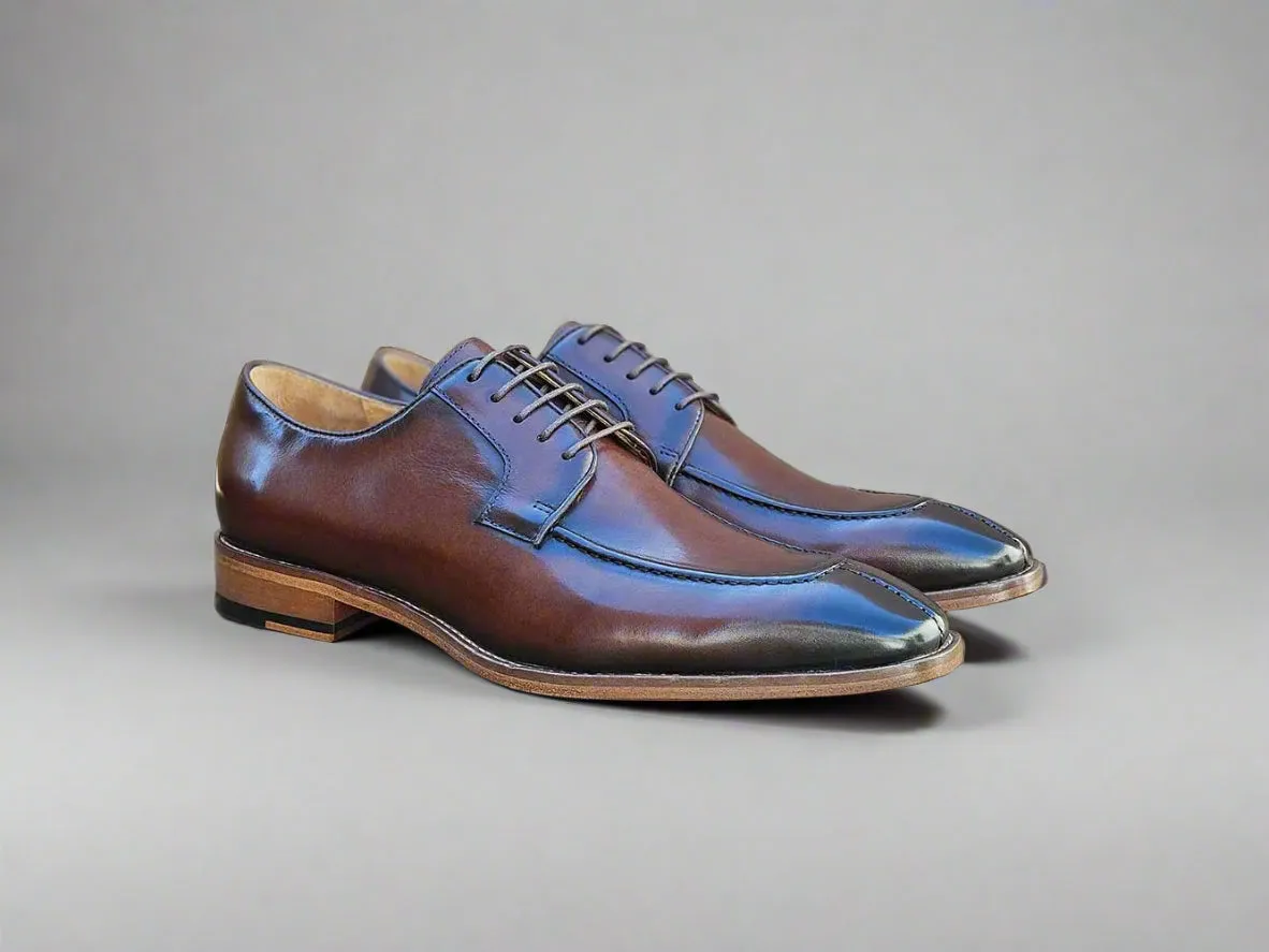 Moc Toe Oxford in Leather Sole