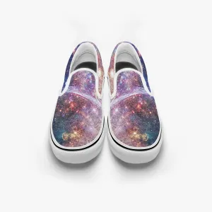 Niari's Shadow Split-Style Psychedelic Slip-On Shoes