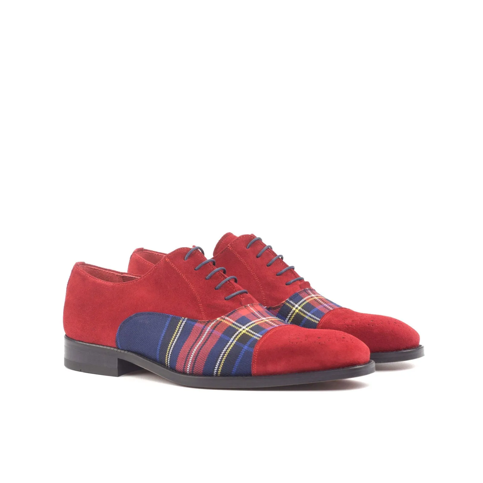 Oxford-Suede, Sartorial, Red