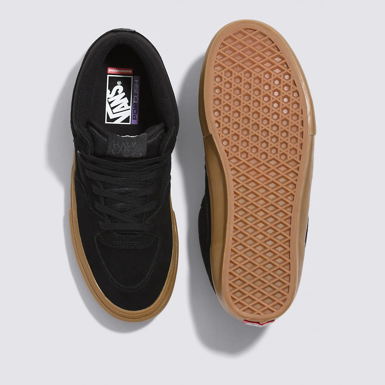 Vans Skate Half Cab Skateboard Shoe - Black/Gum